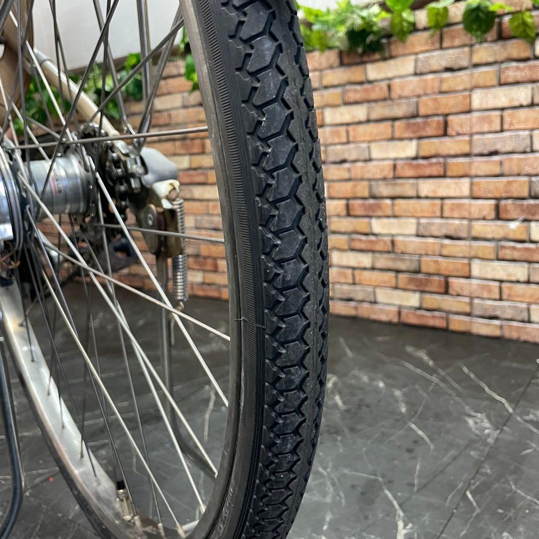 【177】電動自転車 YAMAHA PAS クリーム 26インチ