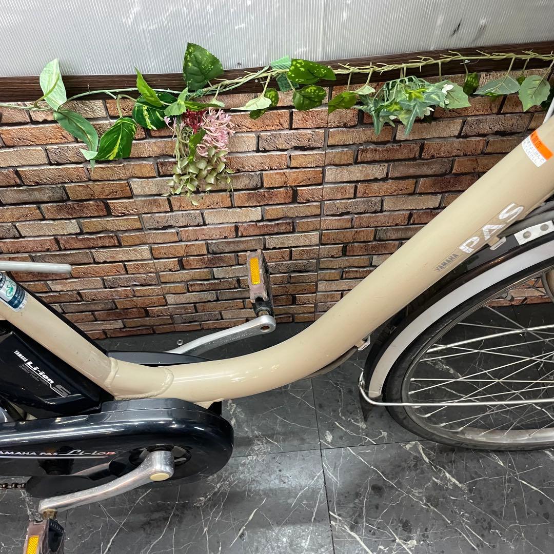 【177】電動自転車 YAMAHA PAS クリーム 26インチ