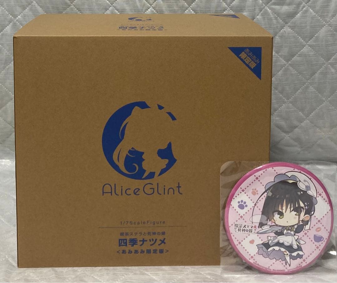 【缶バッジ】あみあみ限定版 四季ナツメ 1/7 フィギュア 喫茶ステラと死神の蝶