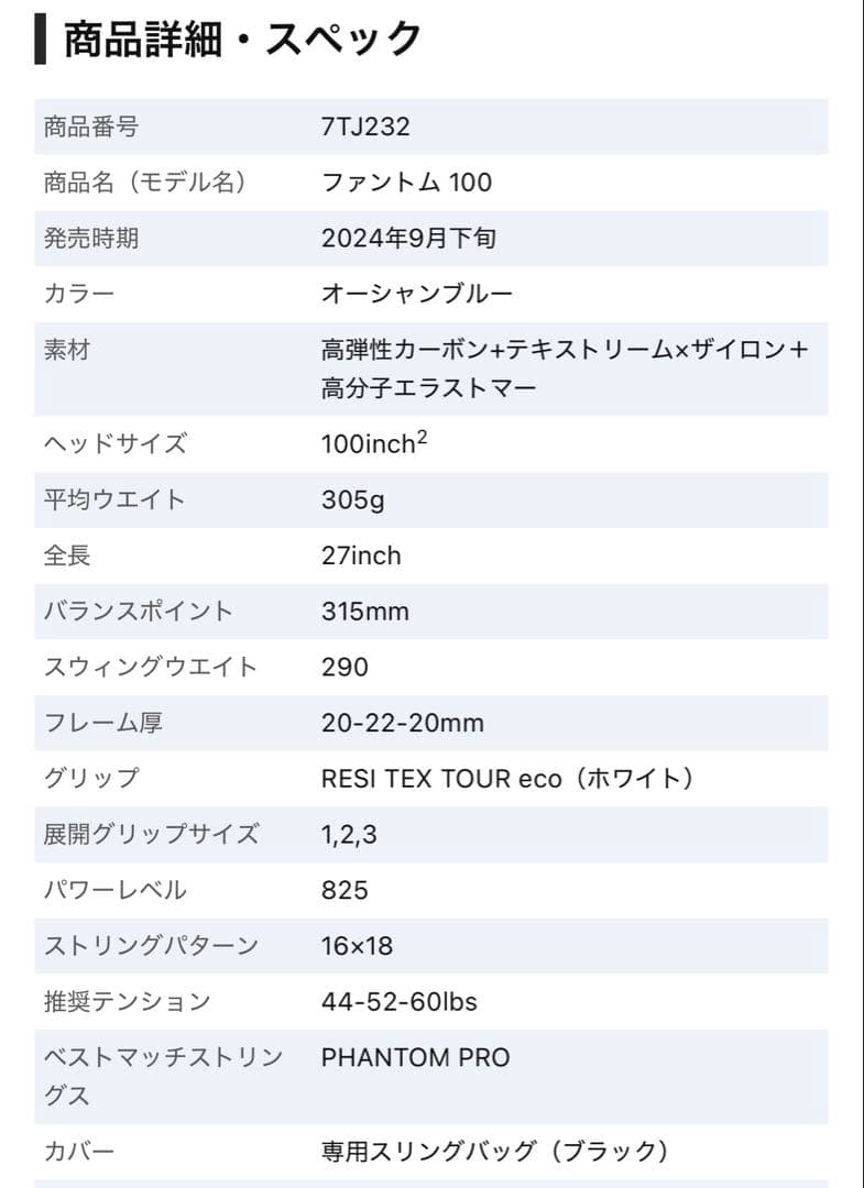 プリンス　ファントム100（PHANTOM 100) G2 現行モデル
