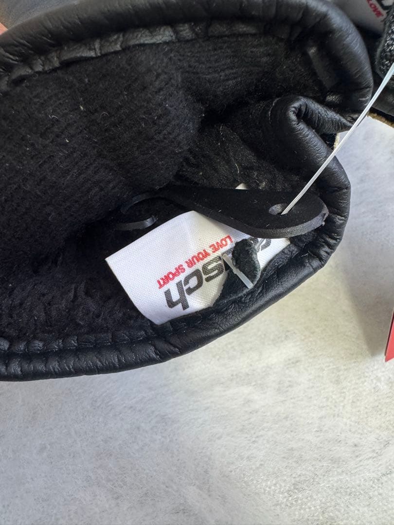 未使用・タグ付reuschミトンネイビー×マスタード サイズ8.0 ロイシュ