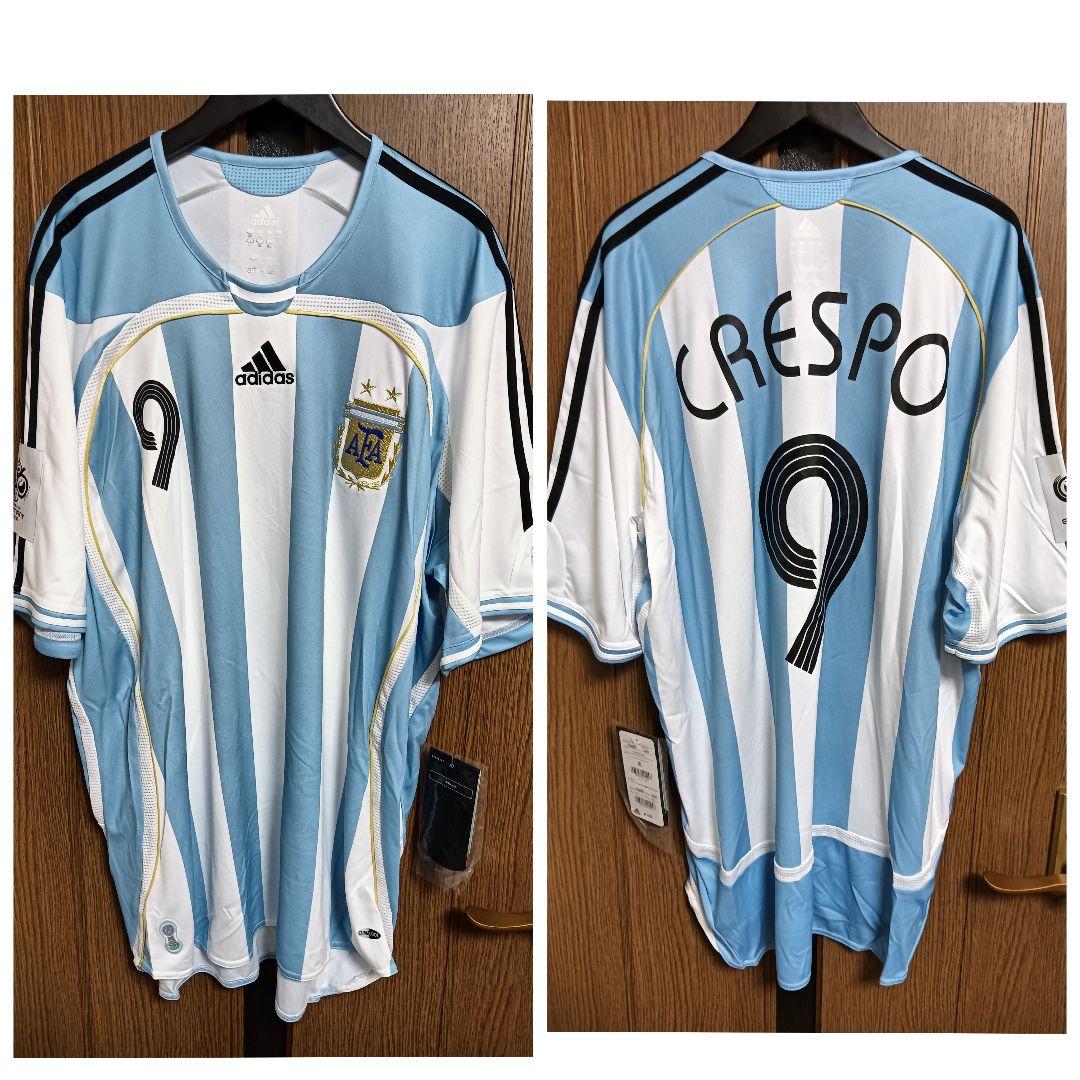 アディダス アルゼンチン代表 クレスポ ユニフォーム 06/07ホーム タグ付き