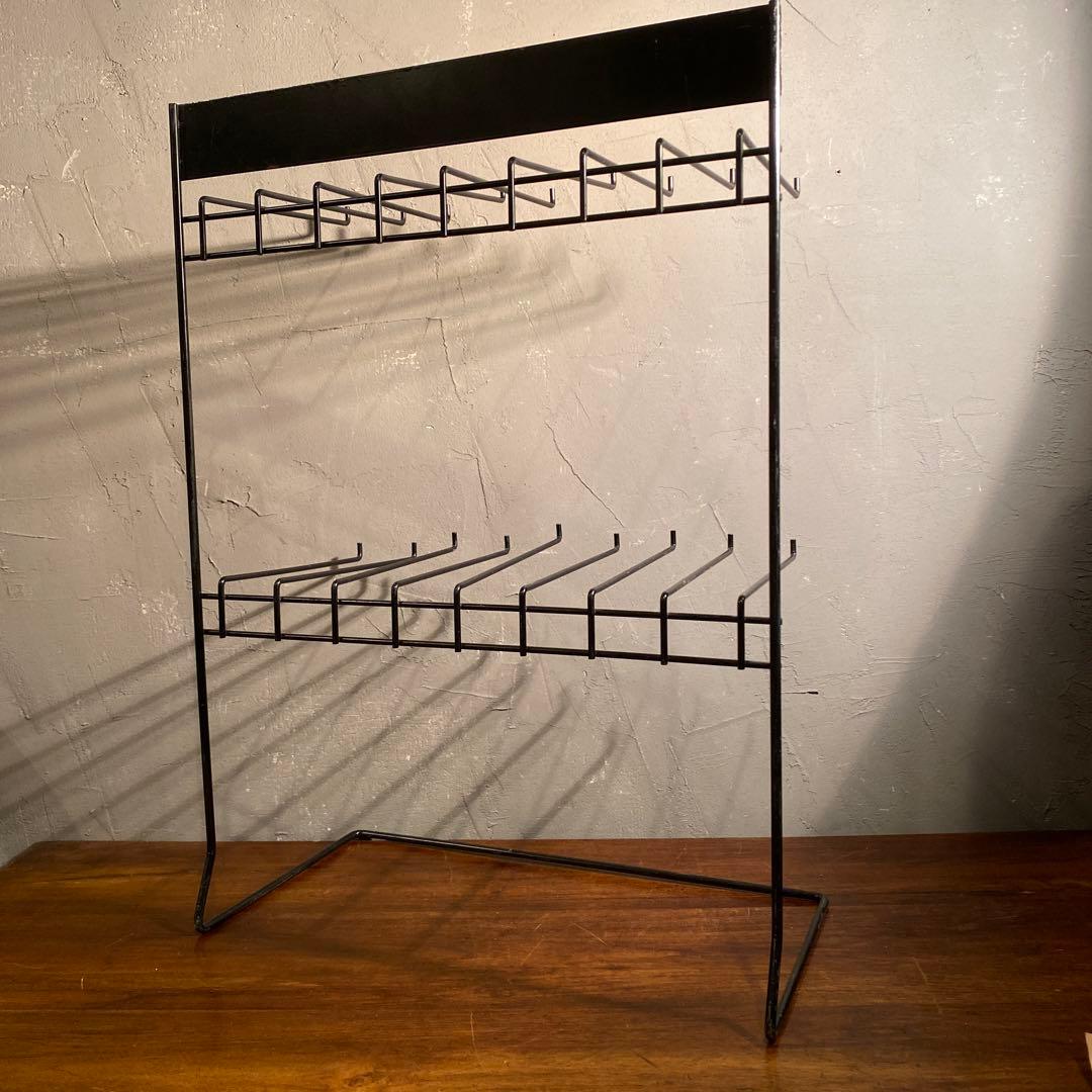 昭和レトロ 陳列用ラック アーム18本 インテリア 店舗什器 シャビー