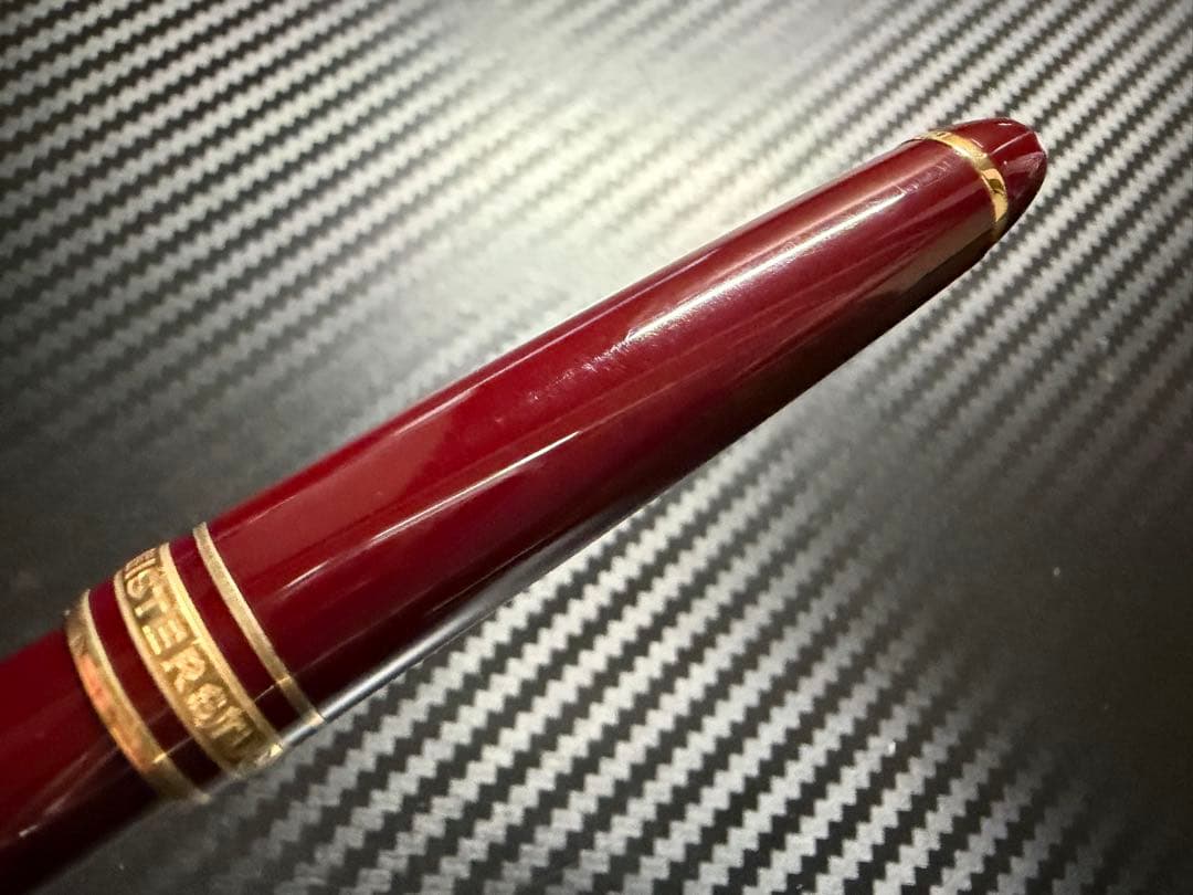 極美品 モンブラン マイスターシュテュック 163 ボルドー ローラーボール