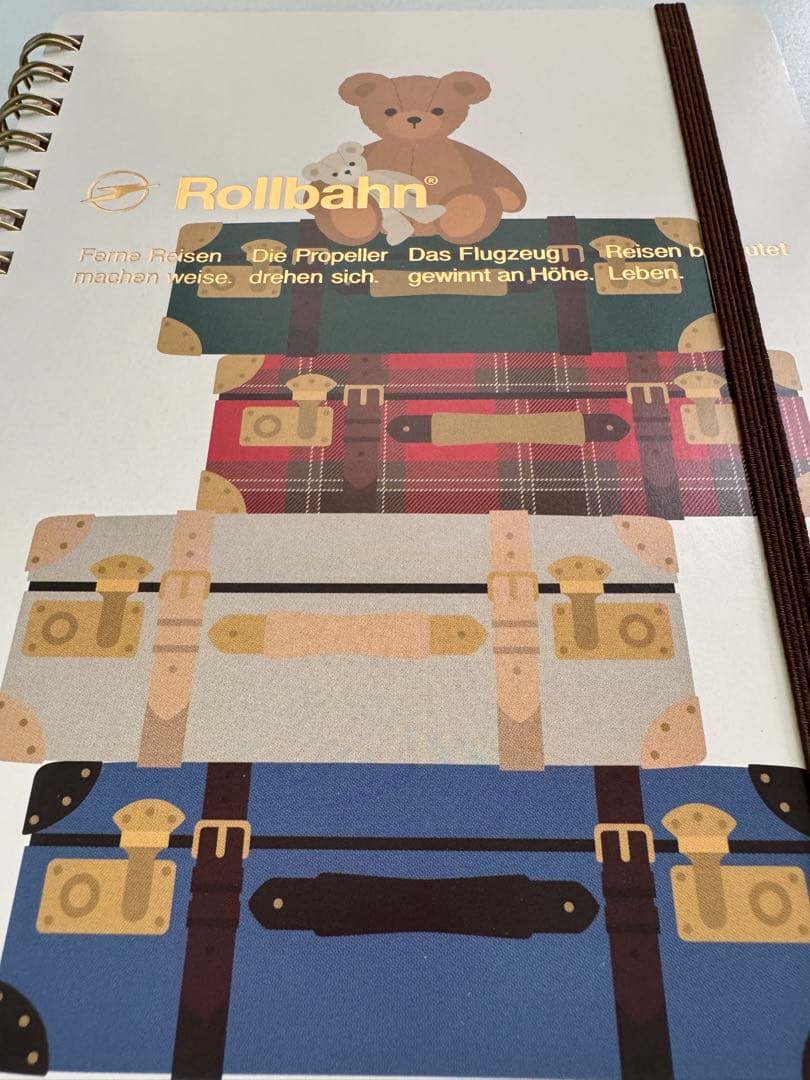 文具女子博限定ロルバーンカスタム　トランク　くま　ケース　チャーム３点セット