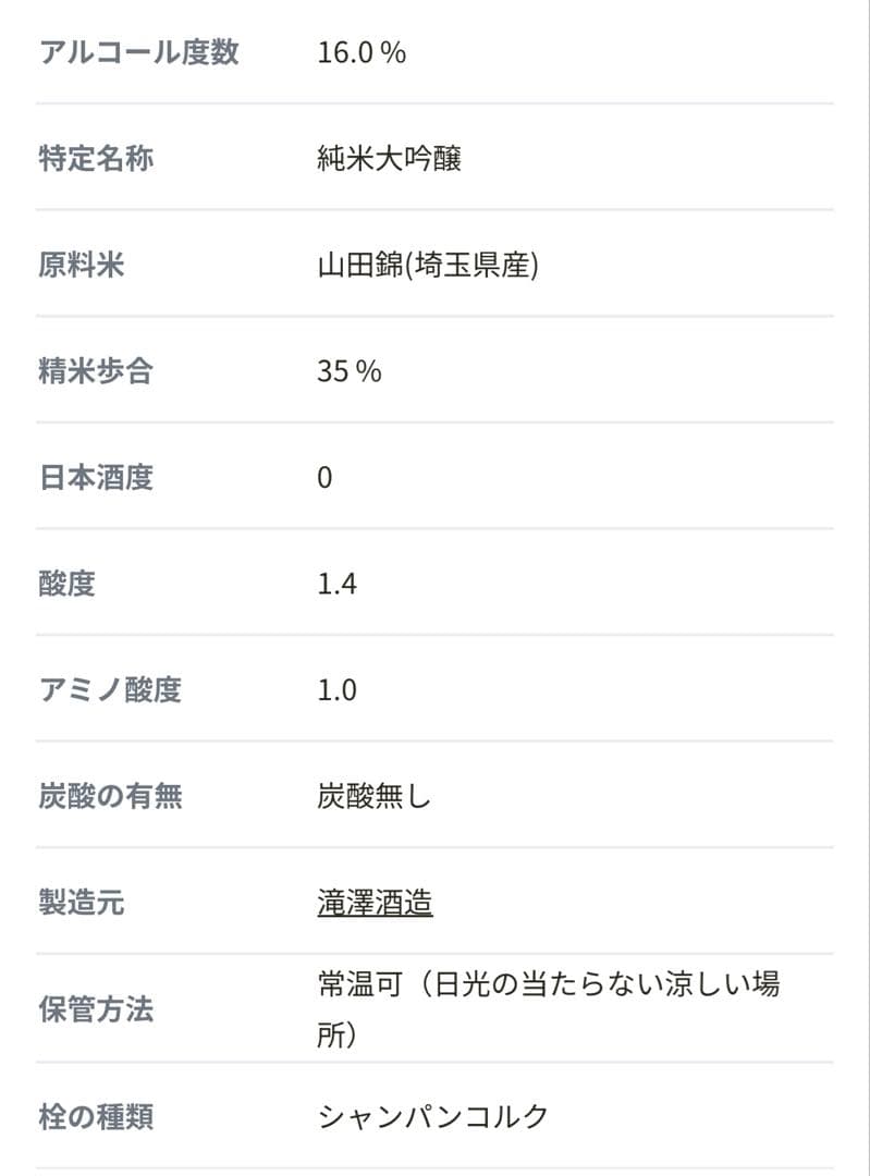 彩那　クランド　日本酒