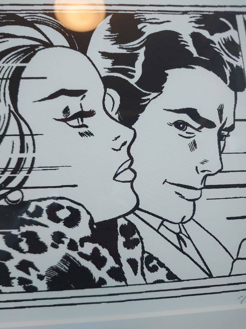 ロイ・リキテンスタイン「in the Car」直筆サイン　証明書　真作保証