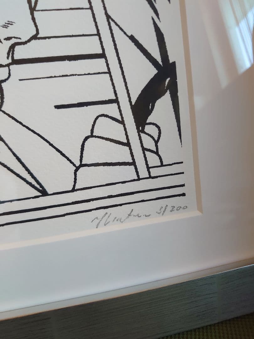 ロイ・リキテンスタイン「in the Car」直筆サイン　証明書　真作保証