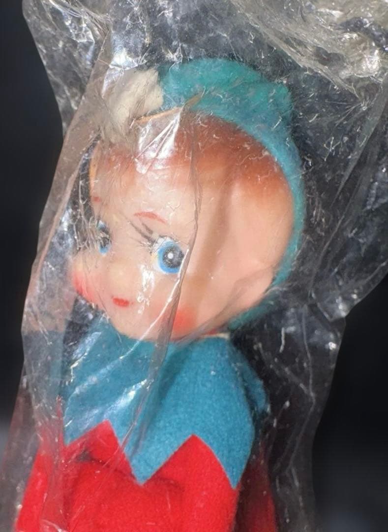 1960年代ヴィンテージクリスマスエルフ人形ニーハガーエルフで約20cm日本製