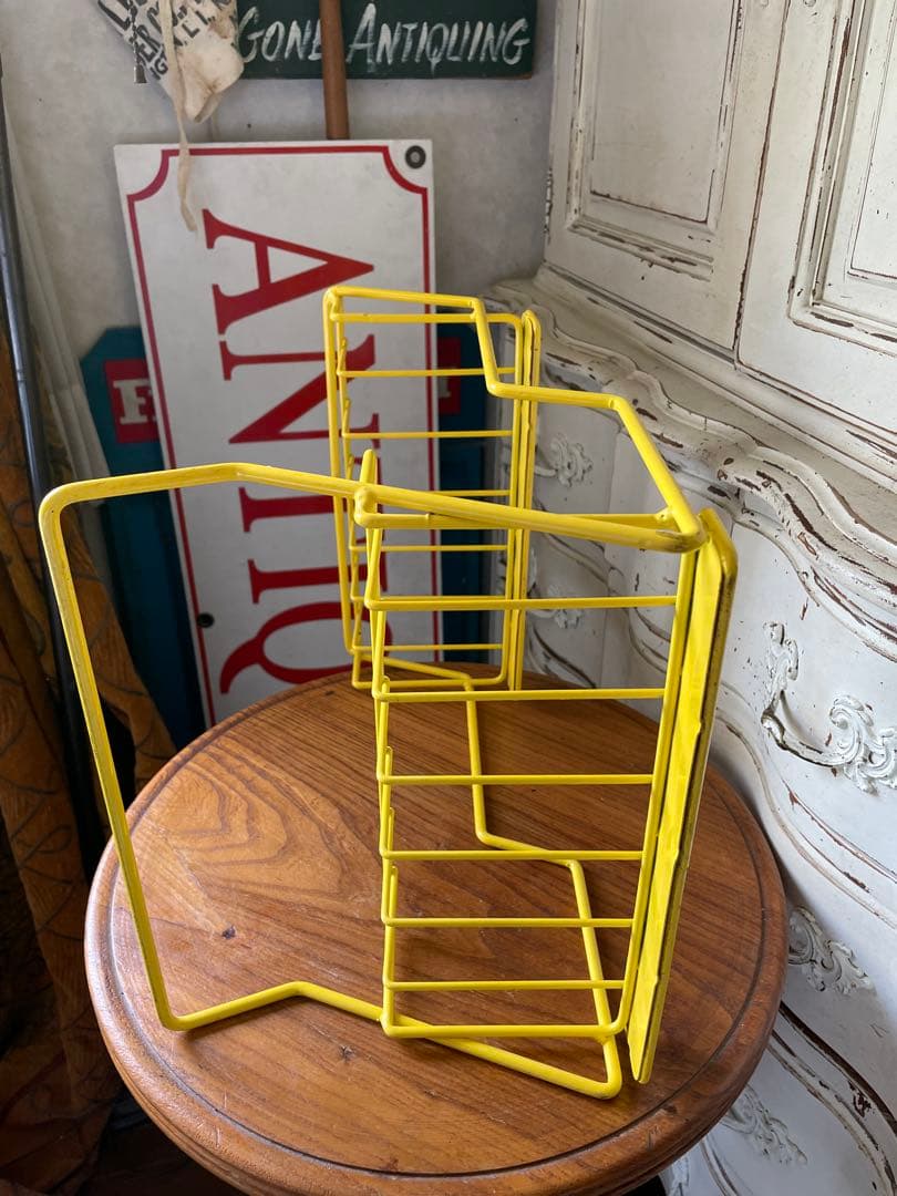 アンティーク　ワイヤー　ディスプレイ　ラック　スタンド飾り棚Mr.PEANUTS