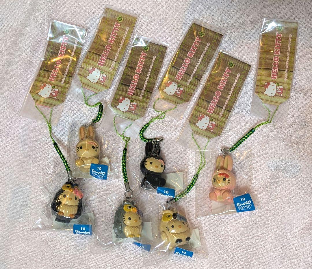 ハローキティ　木彫りシリーズ　6種