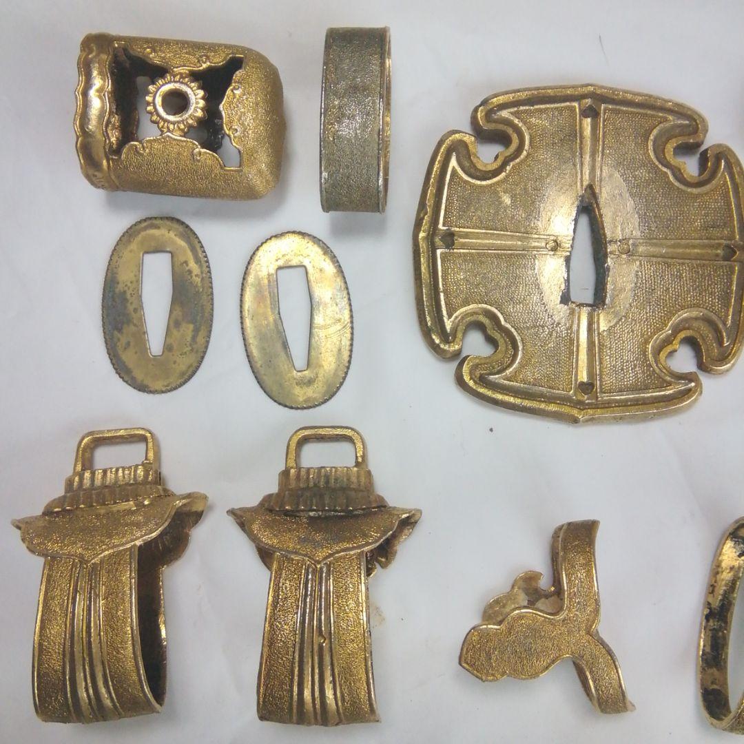 太刀金具セット。
