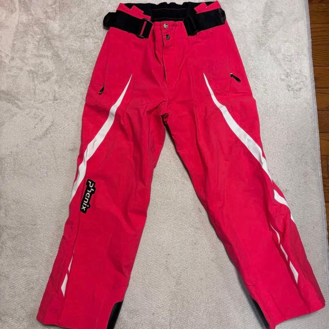 phenix 赤 スキーウェア 日本 S ユニセックス　上下セット