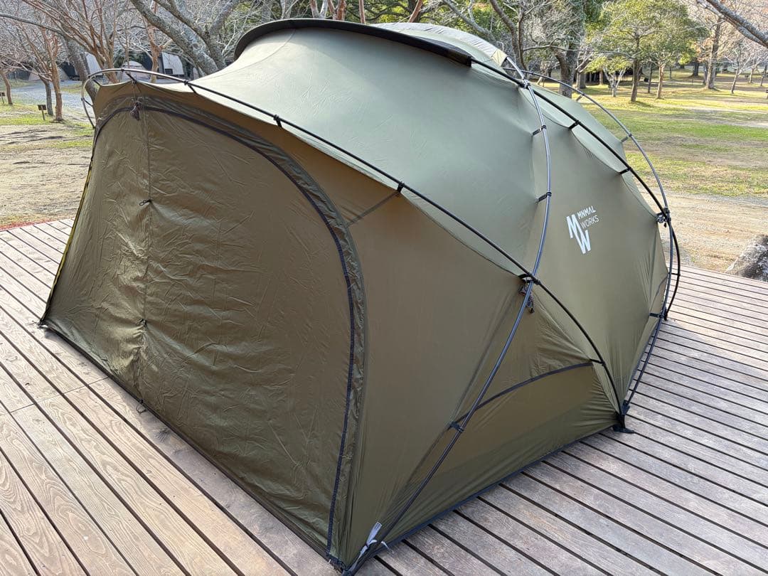 ミニマルワークス シェルターG メッシュドア2/TPUドア1/グランドシート付き