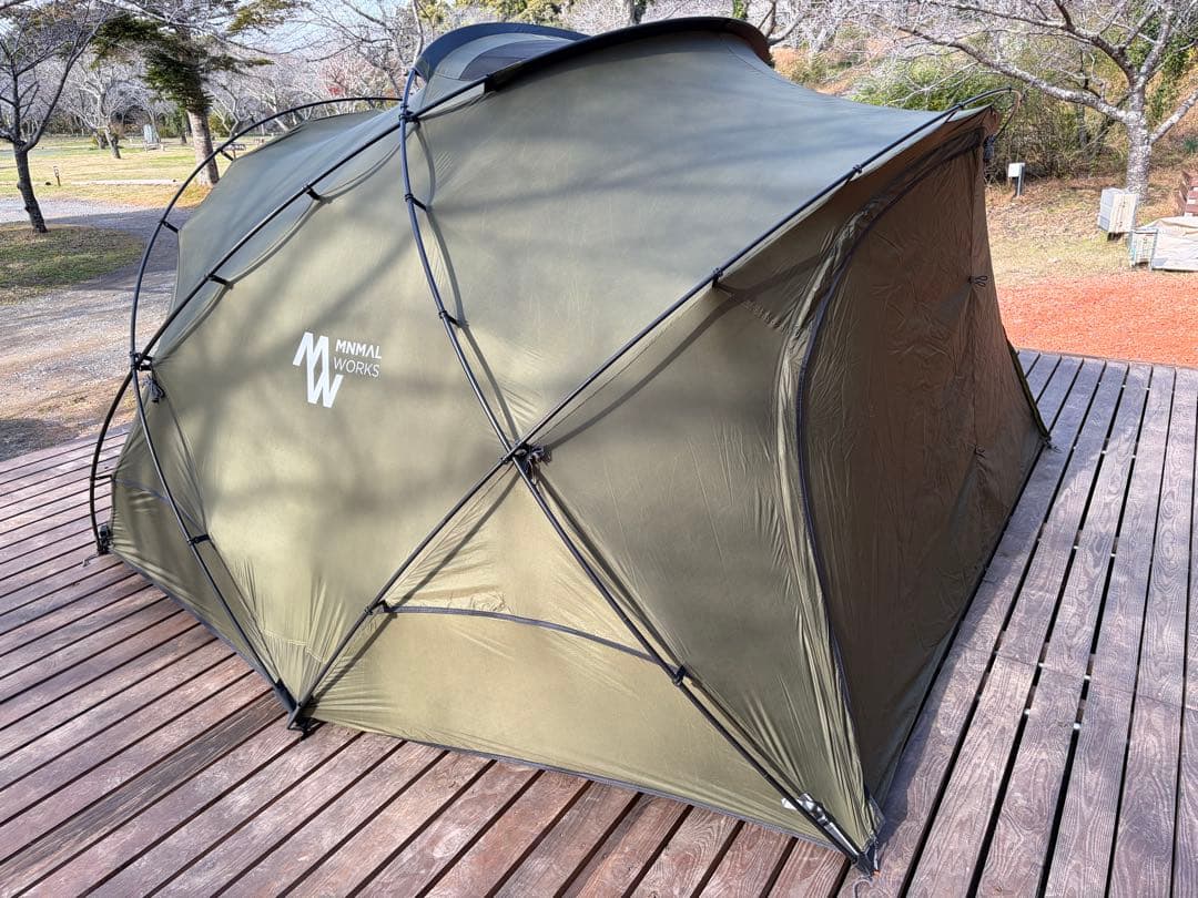 ミニマルワークス シェルターG メッシュドア2/TPUドア1/グランドシート付き