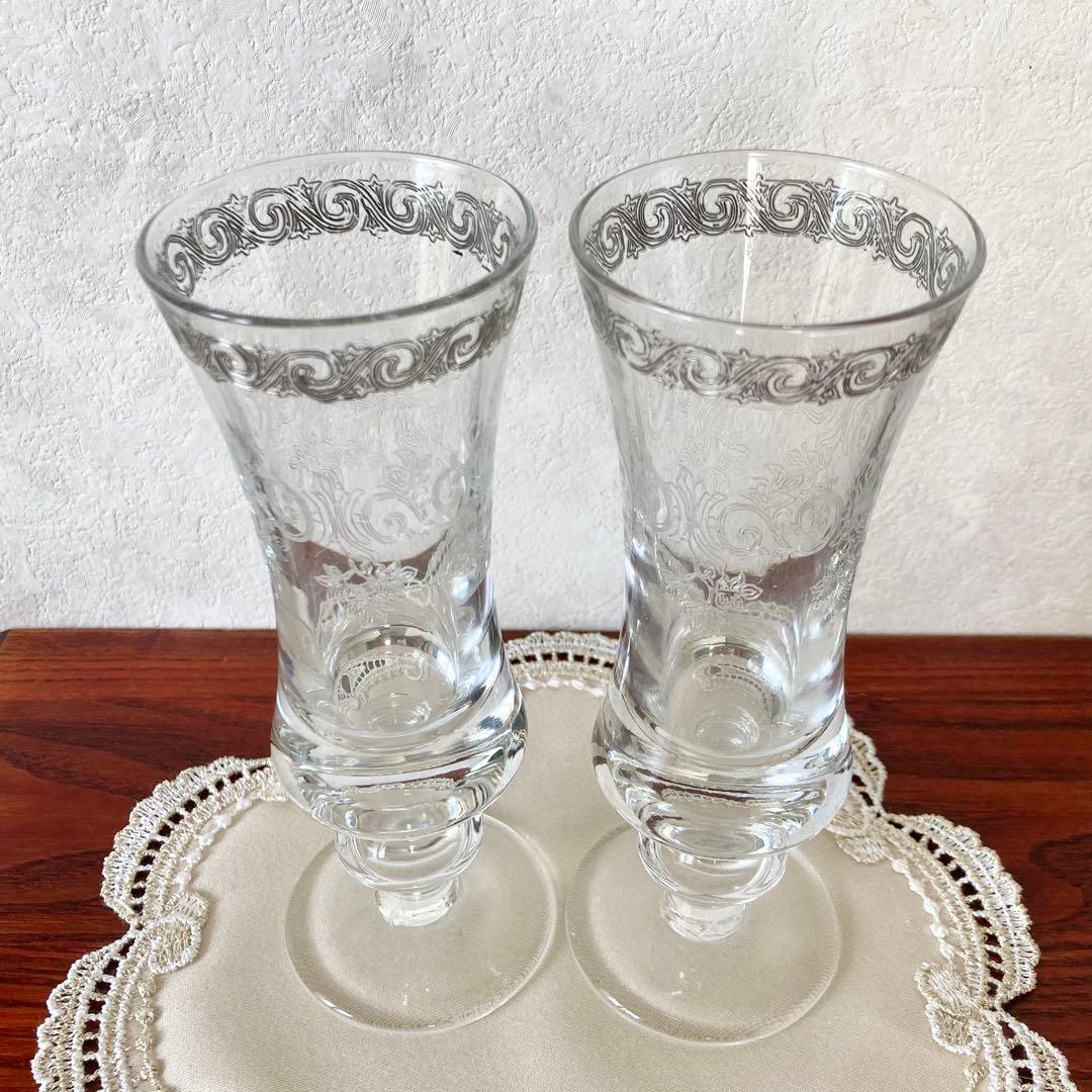 ヴェネツィアンガラス　シャンパンフルート　ムラーノガラス　メディチ　イタリア