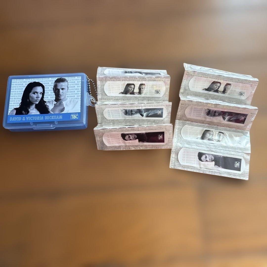 TBC デビッド・ベッカム　ヴィクトリア・ベッカム　絆創膏　ケース　レア物