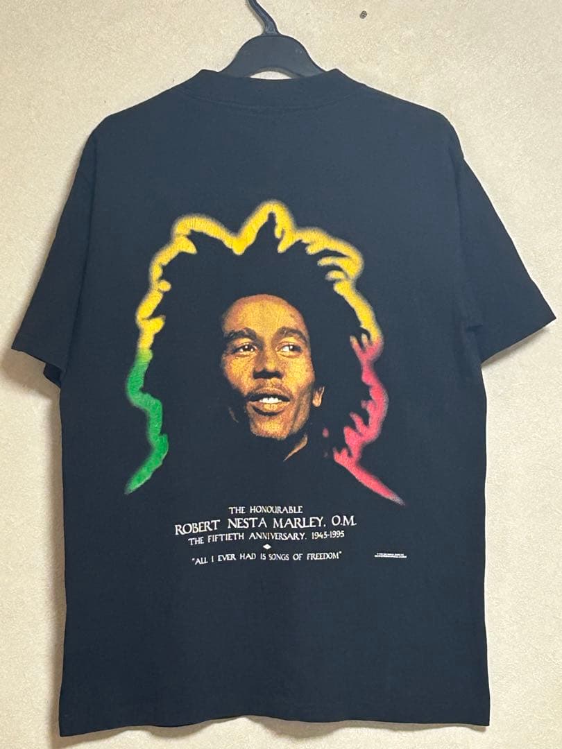 Bob Marley ボブマーリー 50周年記念 ヴィンテージTシャツ M