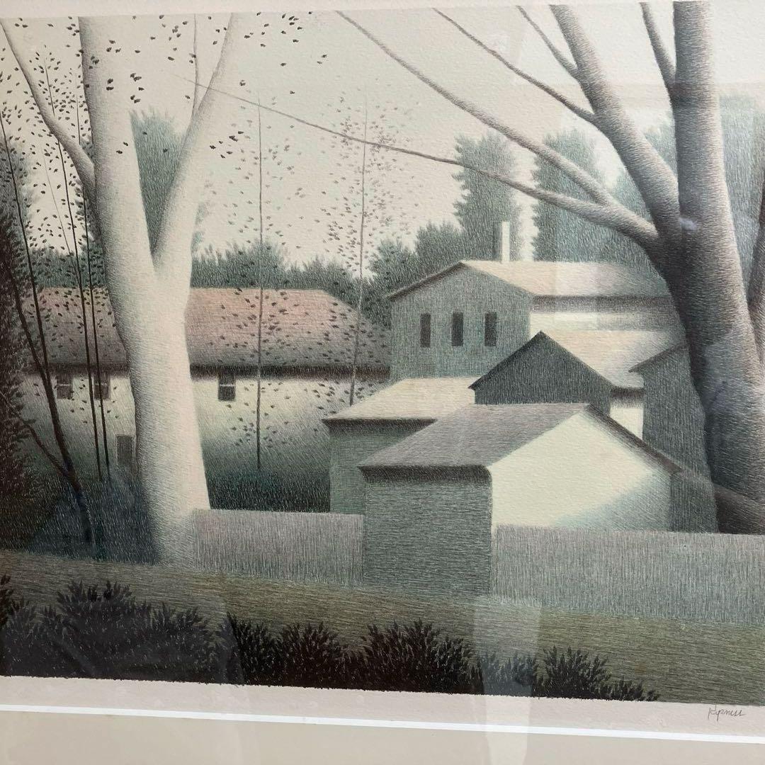 ロバート・キプニス　リトグラフ 風景画 画サイズ38㎝✖️31.5㎝保証書付