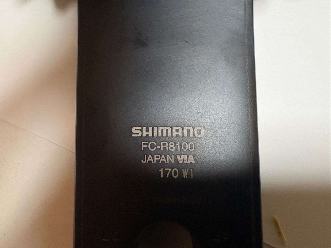 アルテグラ4iii precision3+片側パワメ付き クランク　完成車外し