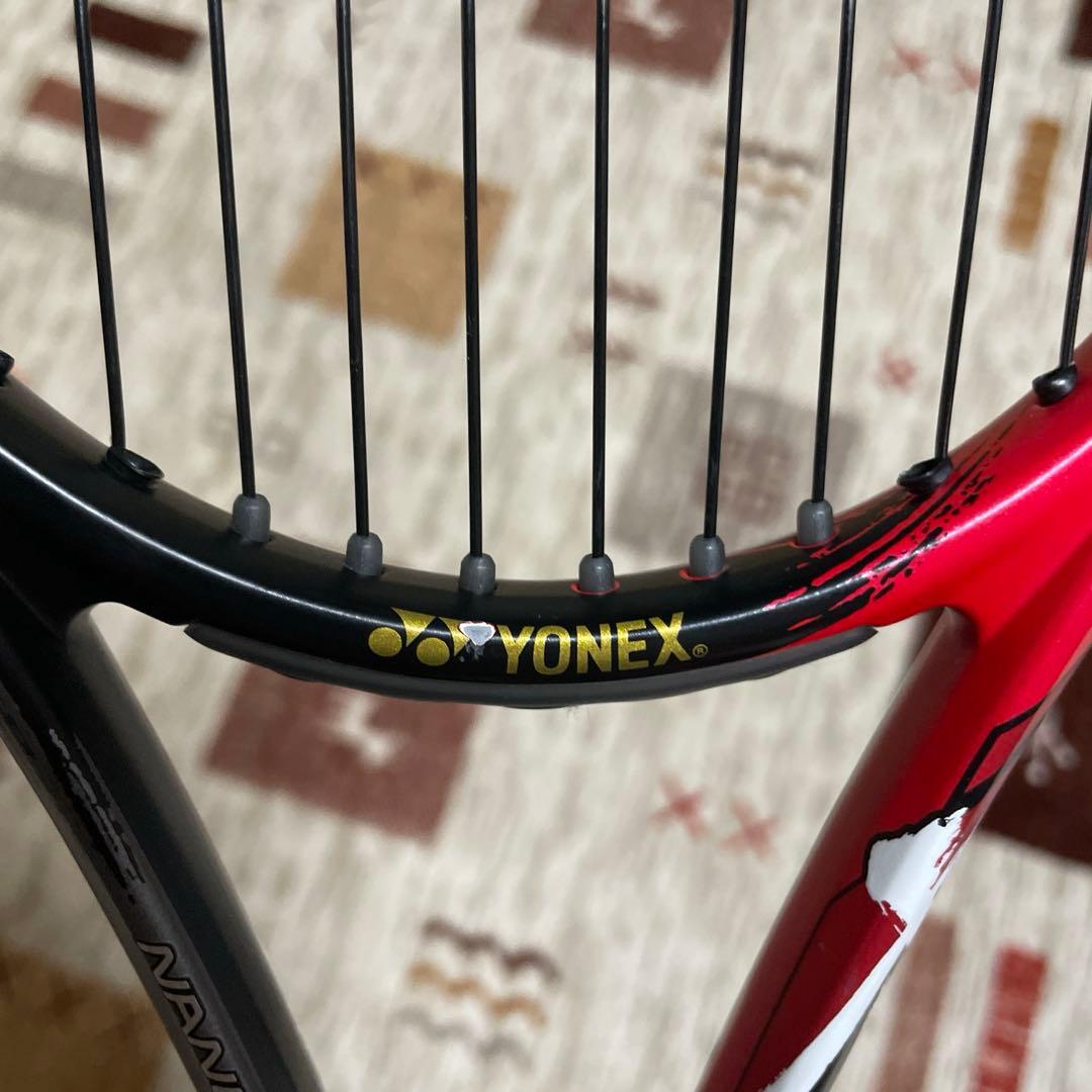 YONEX ナノフォース8Vレブ フレイムレッド UL1 美品 廃盤カラー
