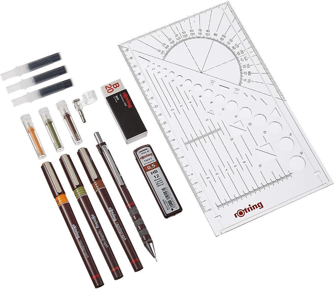 【新品】ロットリング カレッジセット ラピッドグラフ S0699510【A】