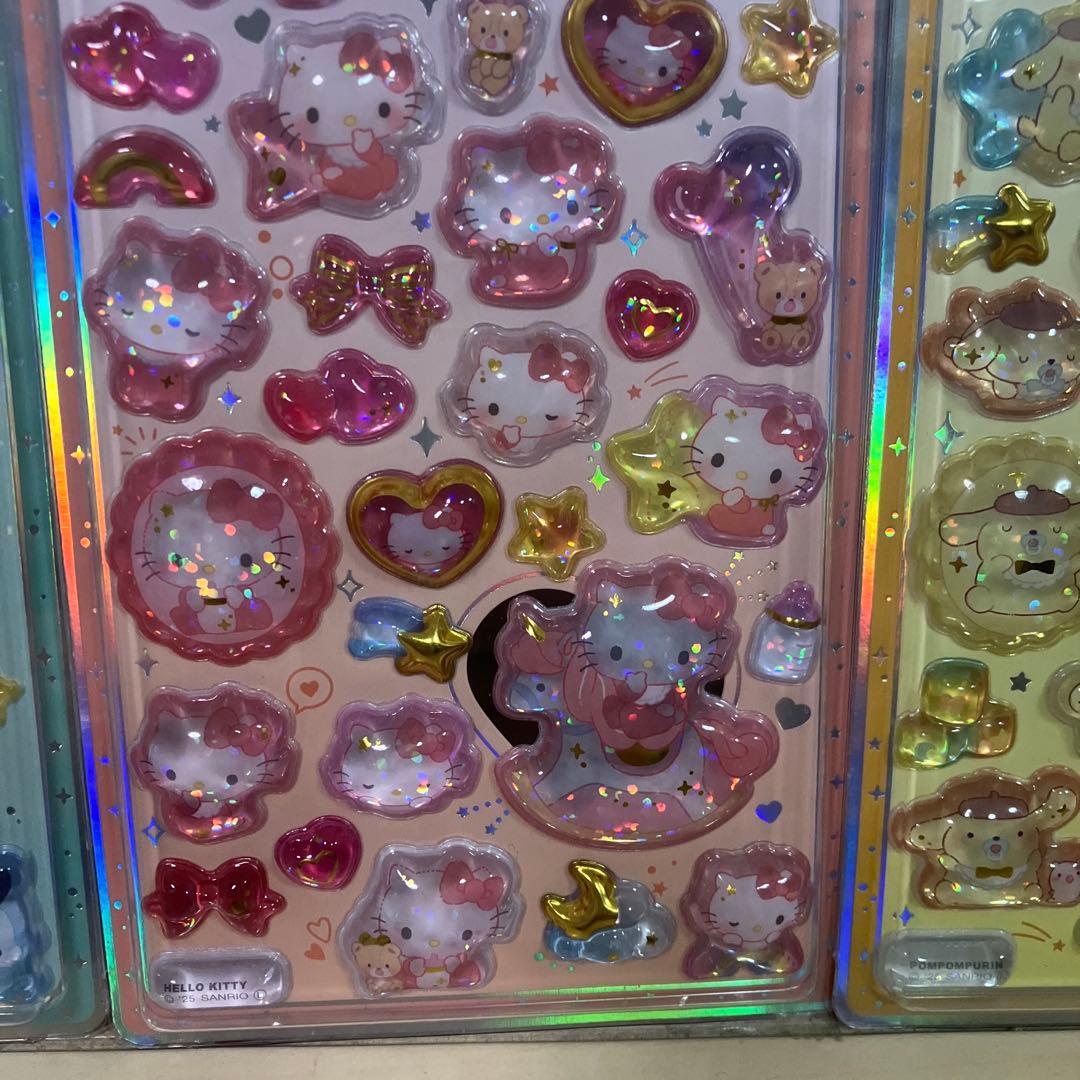 サンリオ　うるちゅるPOP SEAL ボンボンドロップシール　6枚セット