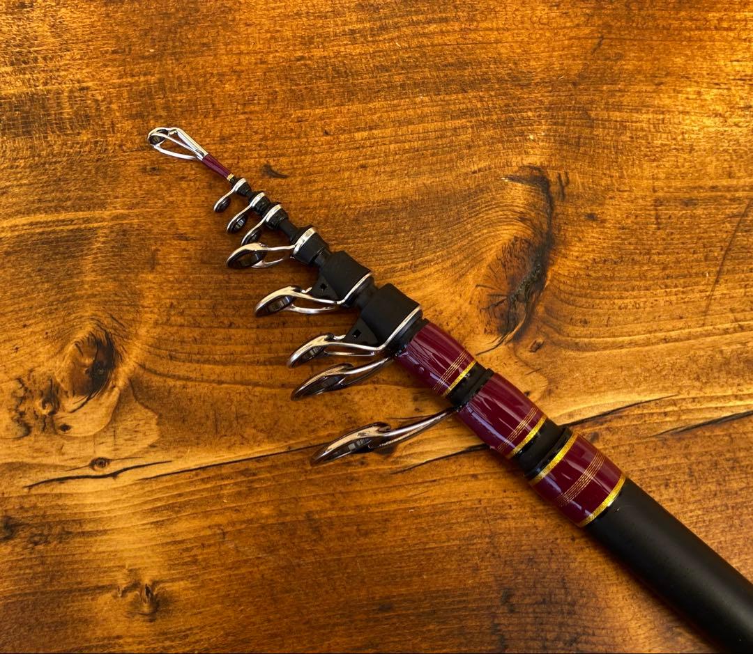 8ft 240cm カスタムロッド　テレスコロッド　スピニング　ハンドメイド