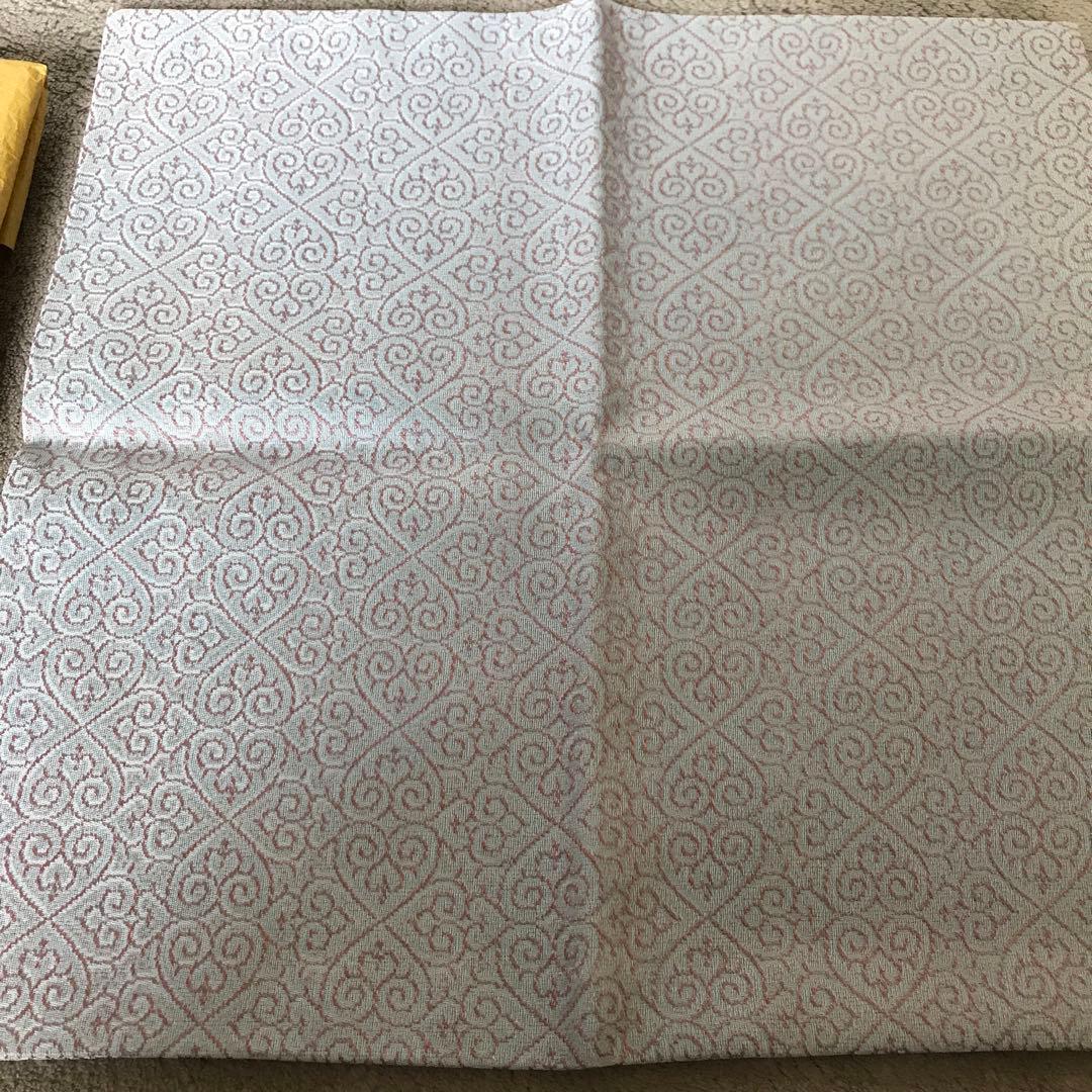 希少　茶道　帛紗　曲輪文　浮文染