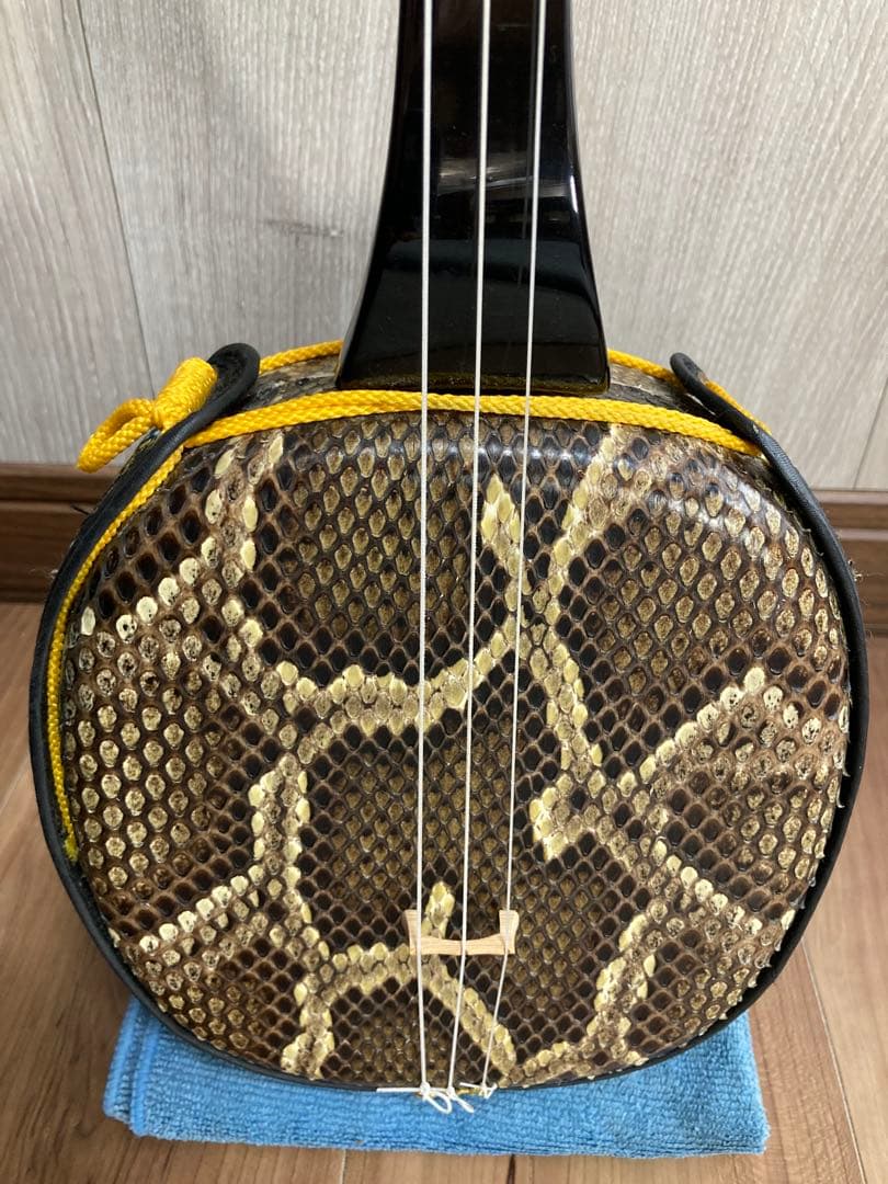 【登り竜ティーガ】沖縄三線✨本革強化張り✨訳あり