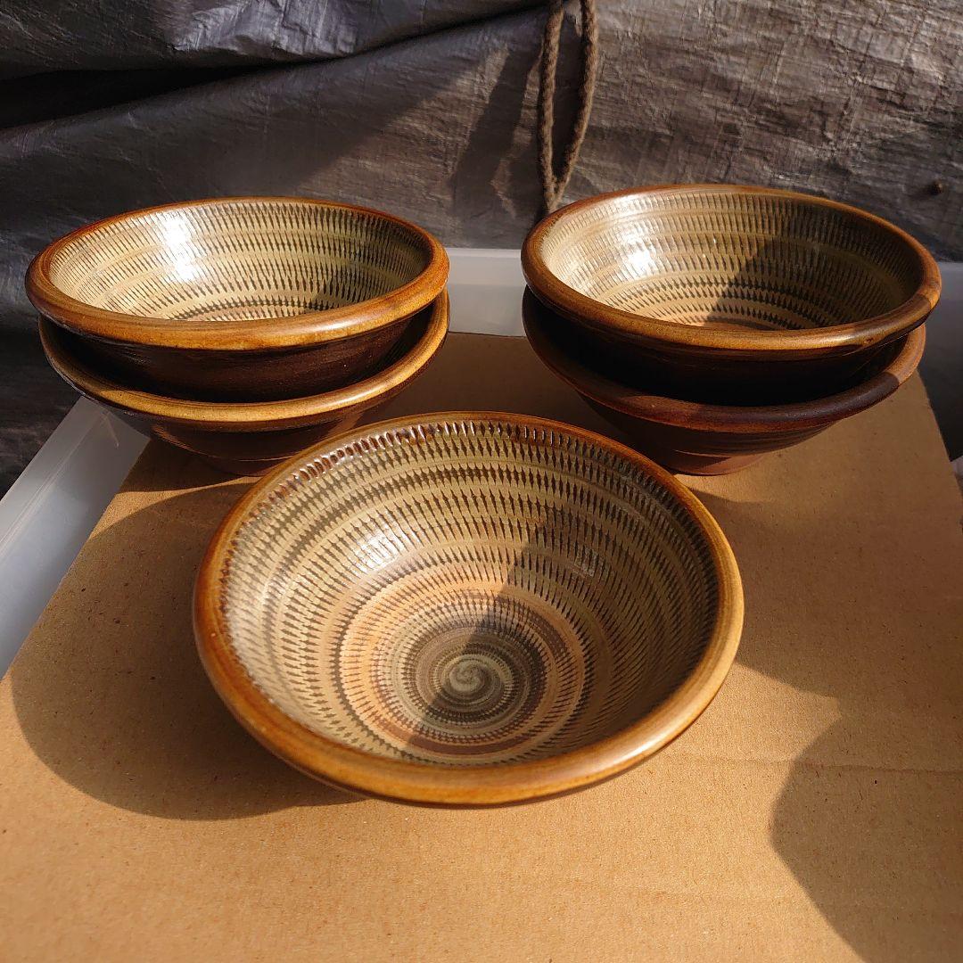 旧い？ 小鹿田焼/おんた焼 茶碗や、壺(花器)など11点