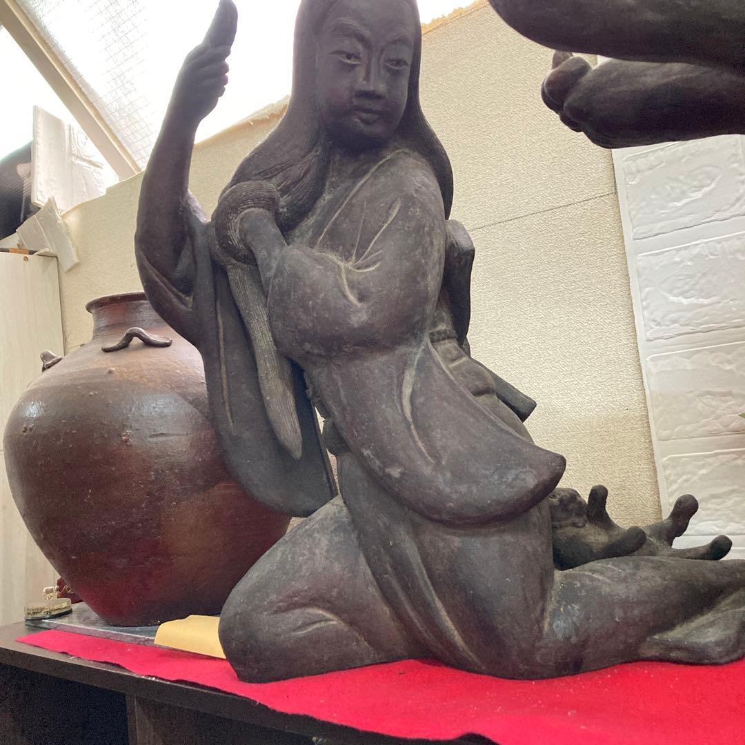 古備前骨董美術品珍品只今年末年始大売り出し❣️希少夢二像夢二美人像銘