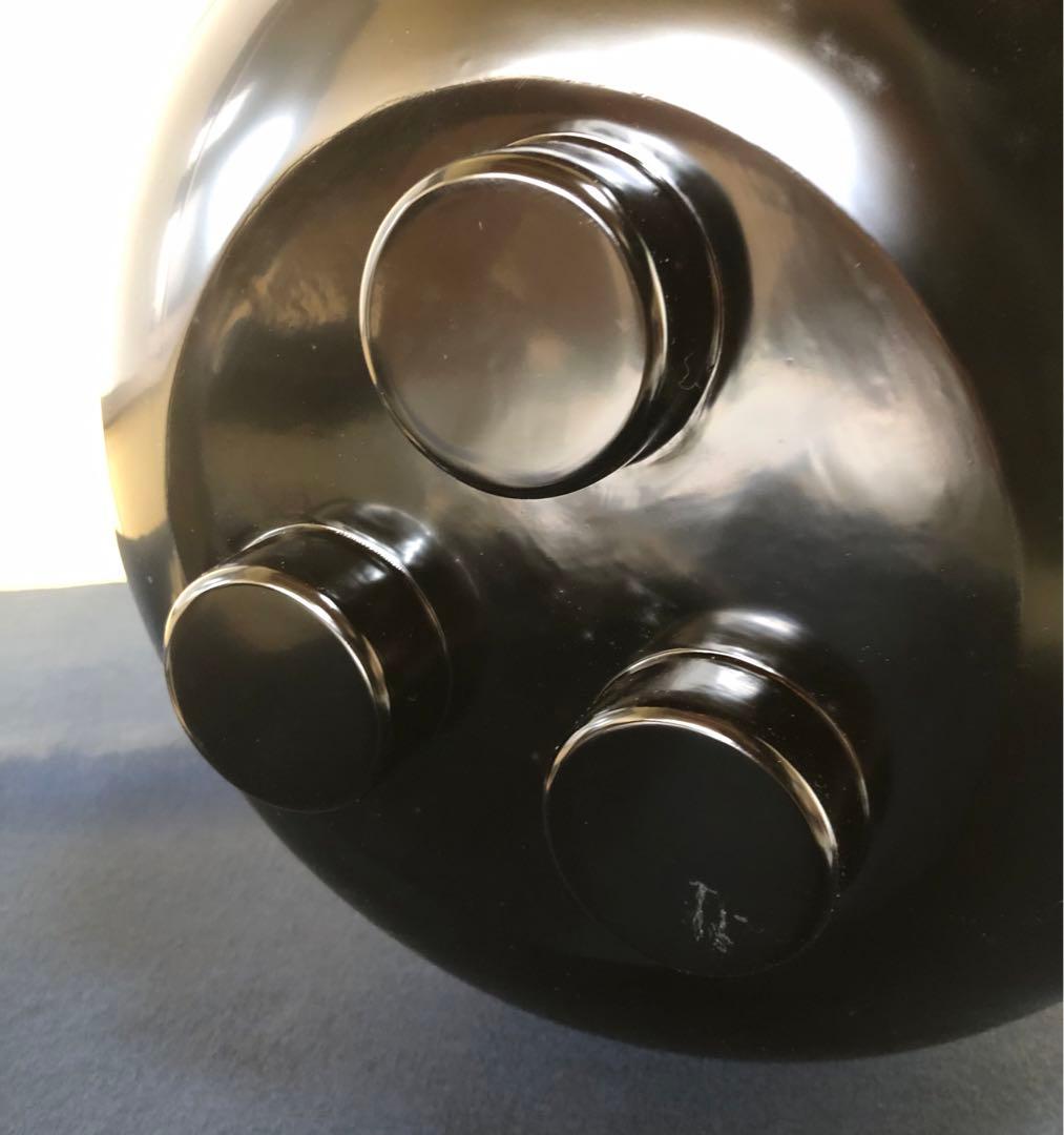 割引❗️《R》真塗 面取土風炉 寄神崇白造 底瓦 前瓦 共箱 260109き2