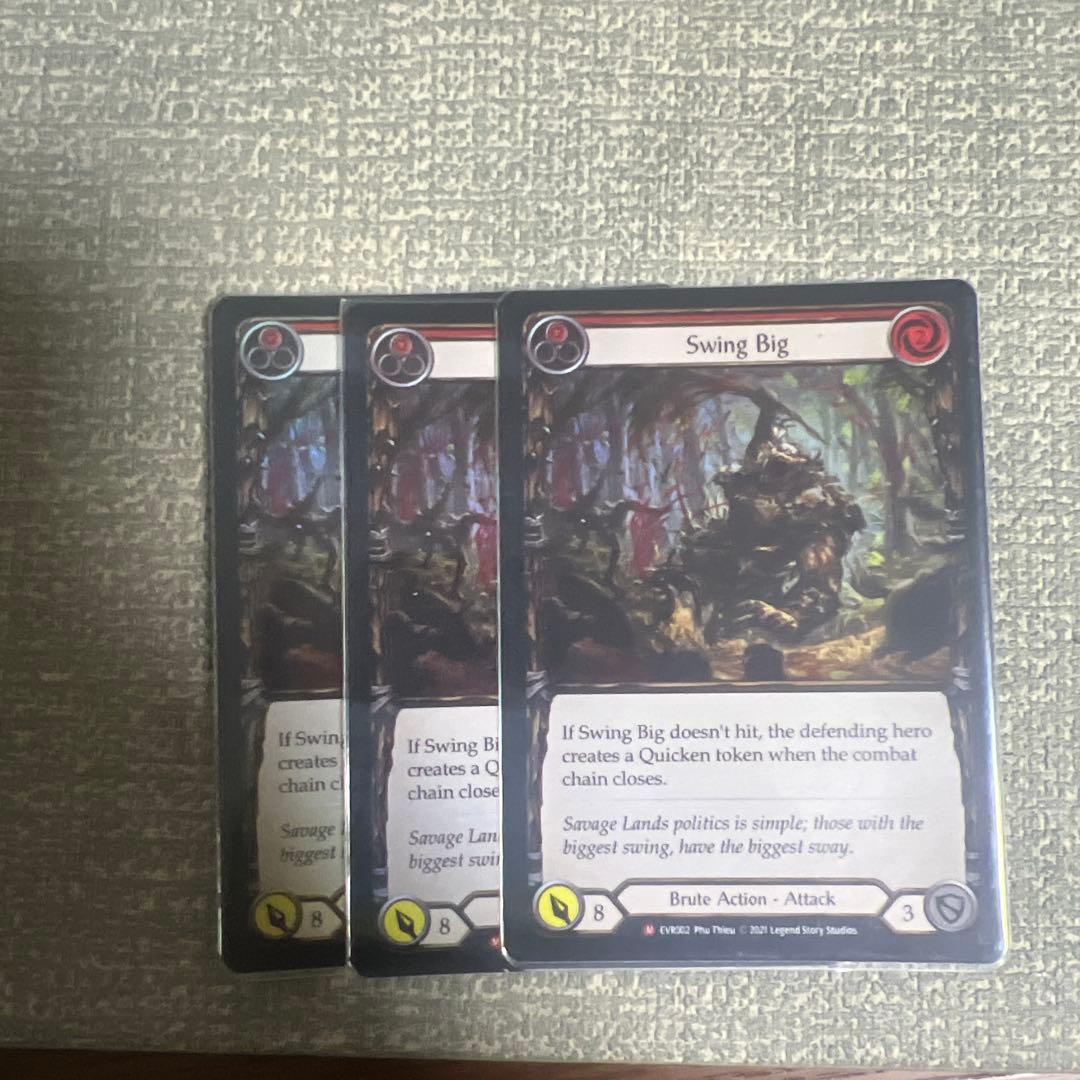 【Swing Big】RF 3枚 FaB flesh and blood