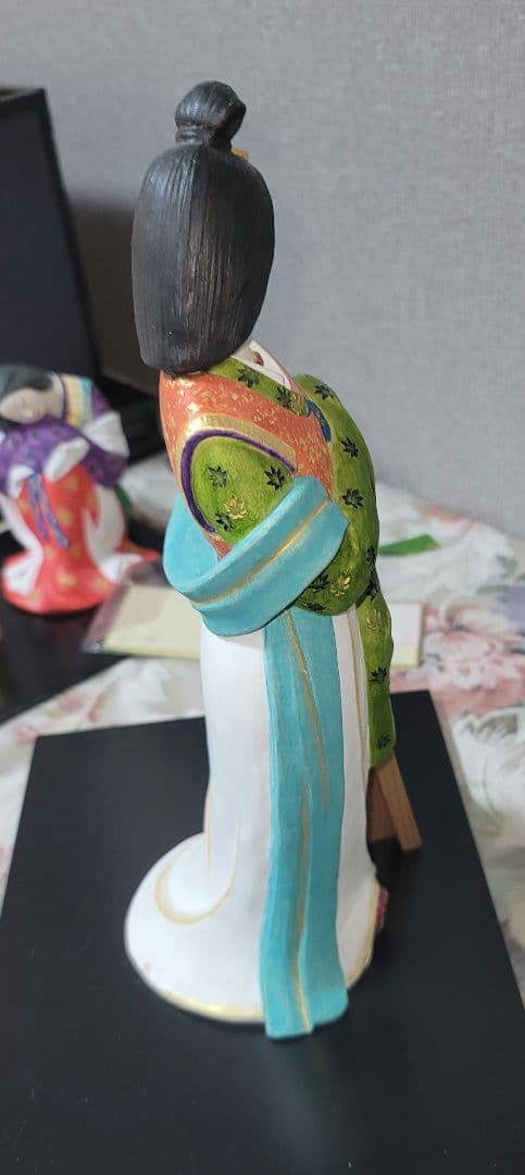 川崎幸子作 博多人形「 誰そ彼と」