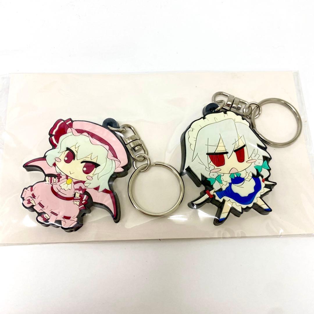 E224 未使用品 東方 ラバー キーホルダー セット 9個 東方プロジェクト