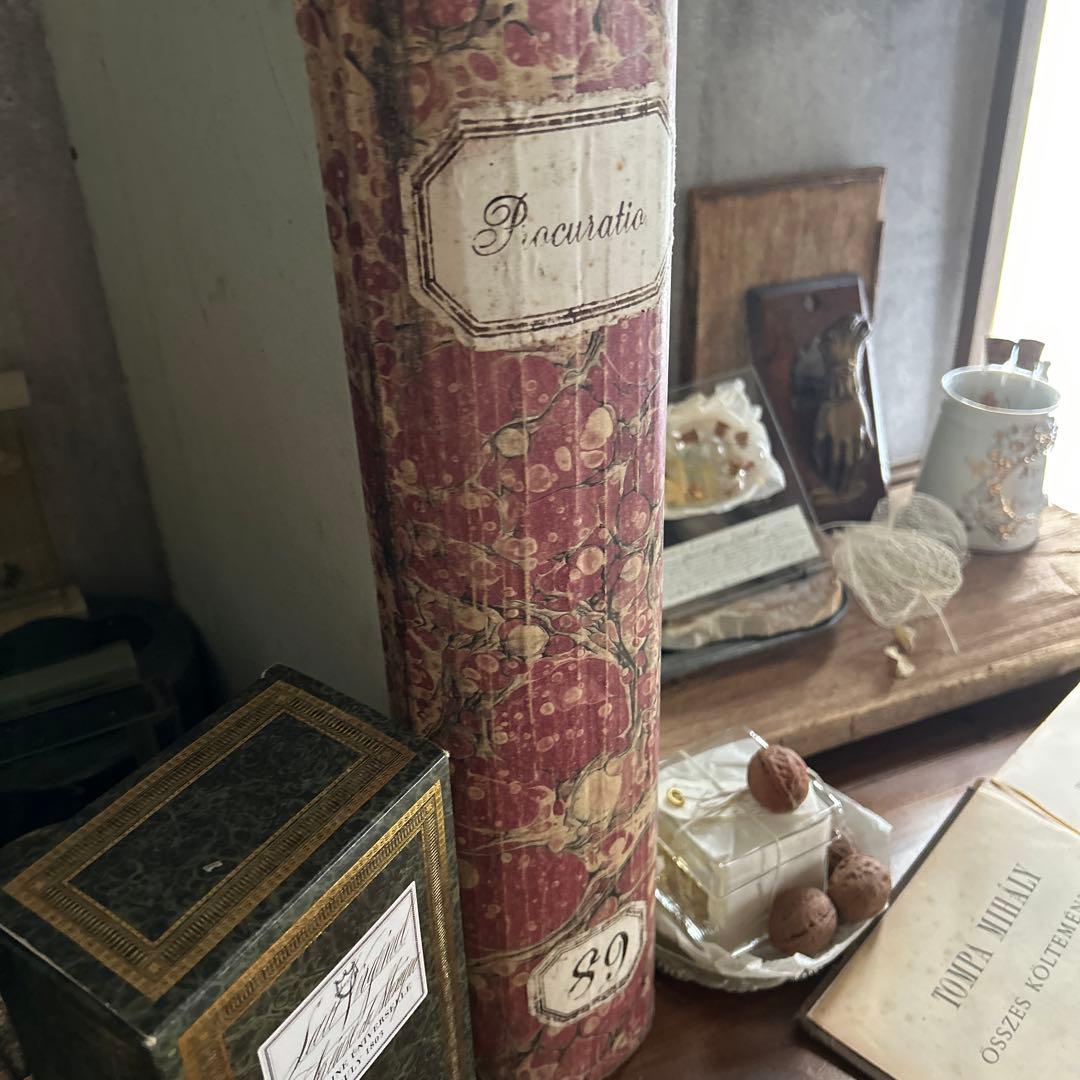 フランスアンティーク 木製 本 木箱 Krank クランクマルチェロ