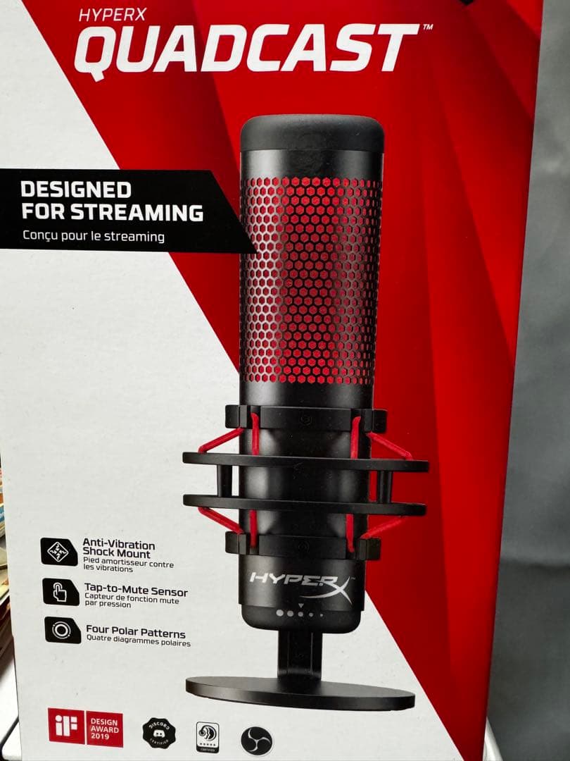 ★HyperX QuadCast コンデンサーマイク★