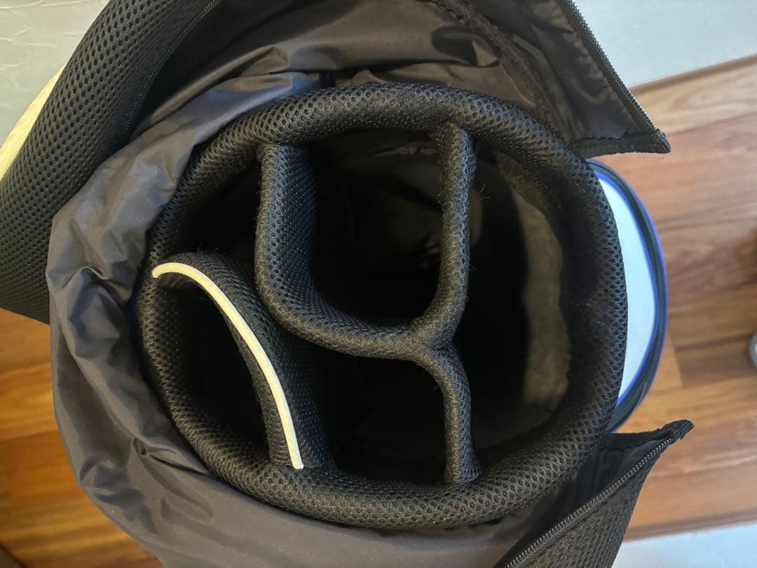 Mizuno キャディバッグ ホワイト/ブルー　おまけ付き