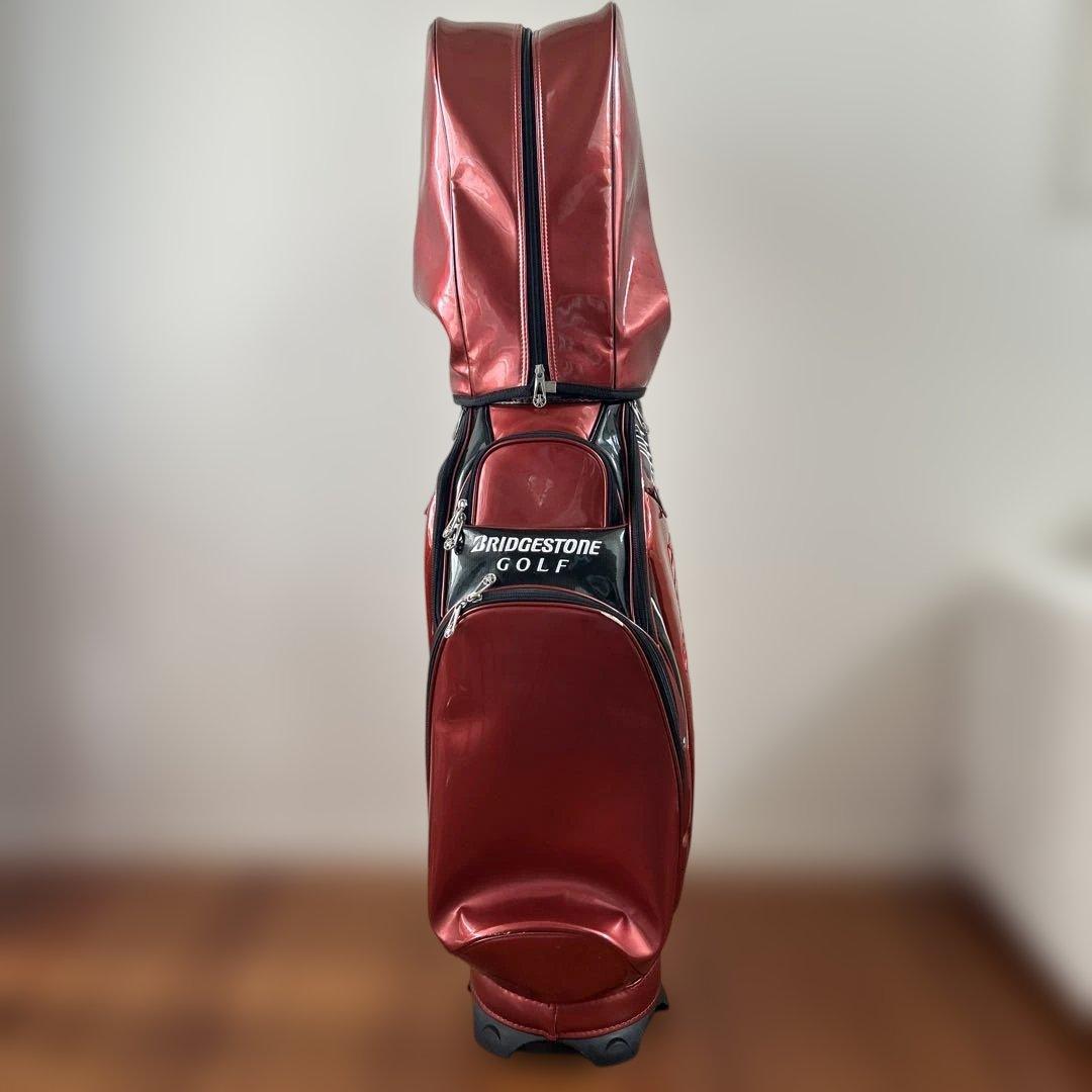 ブリヂストン　ゴルフバッグ　エナメル