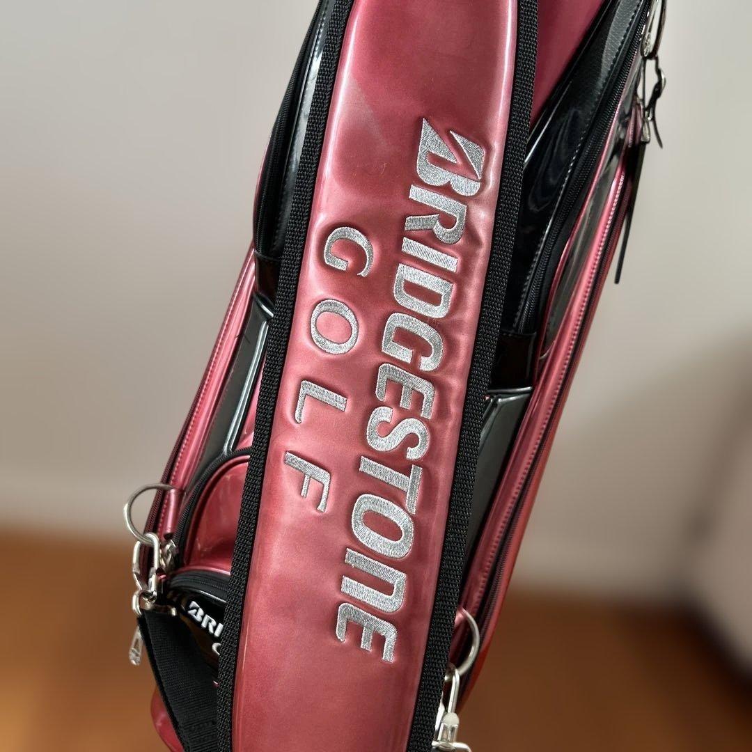 ブリヂストン　ゴルフバッグ　エナメル