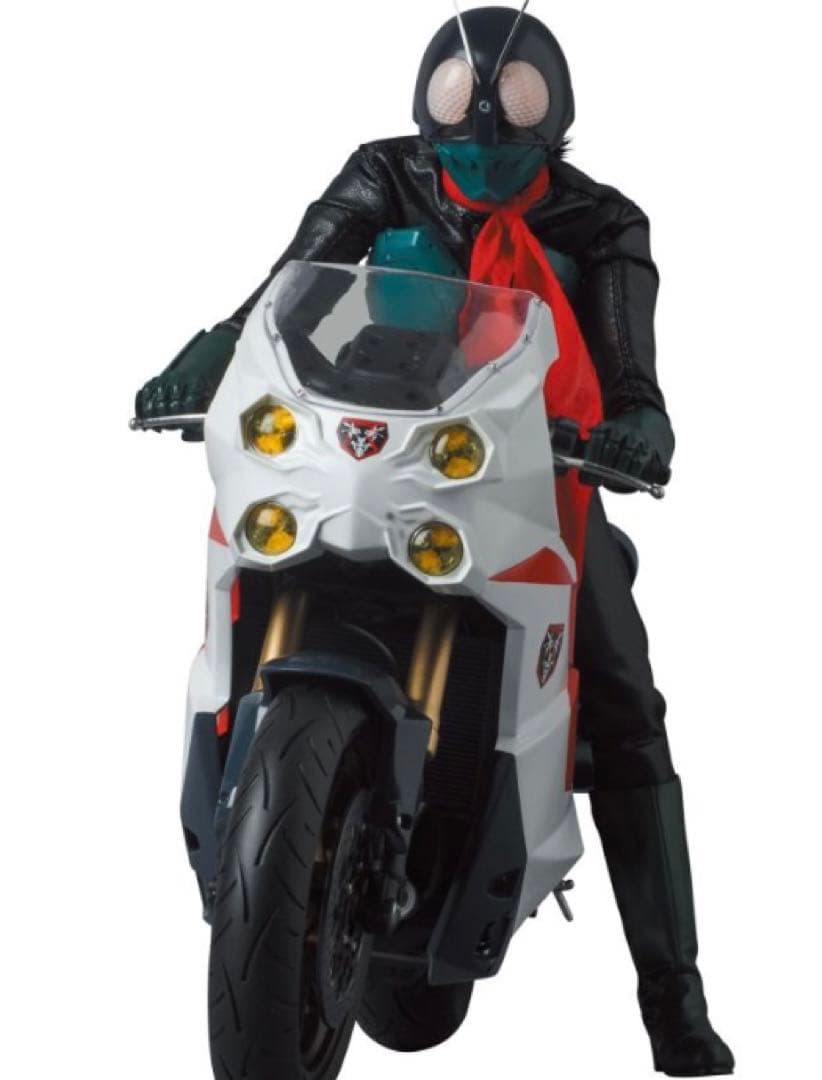 メディコムトイ　rahシン仮面ライダー1号.2号　サイクロン号セット