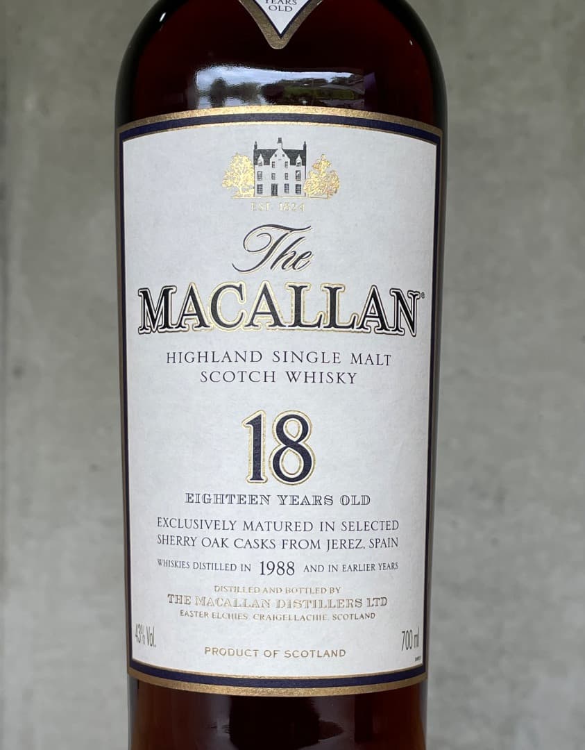 The MACALLAN マッカラン 18年「1988」ヴィンテージ