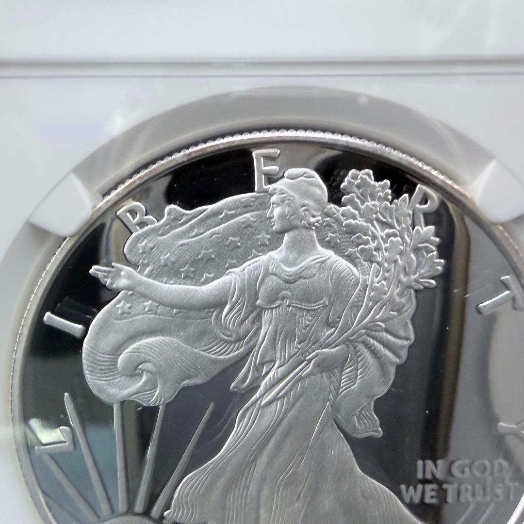 イーグル 銀貨 2010年 NGC PF70 プルーフ 最高鑑定 純銀 1オンス