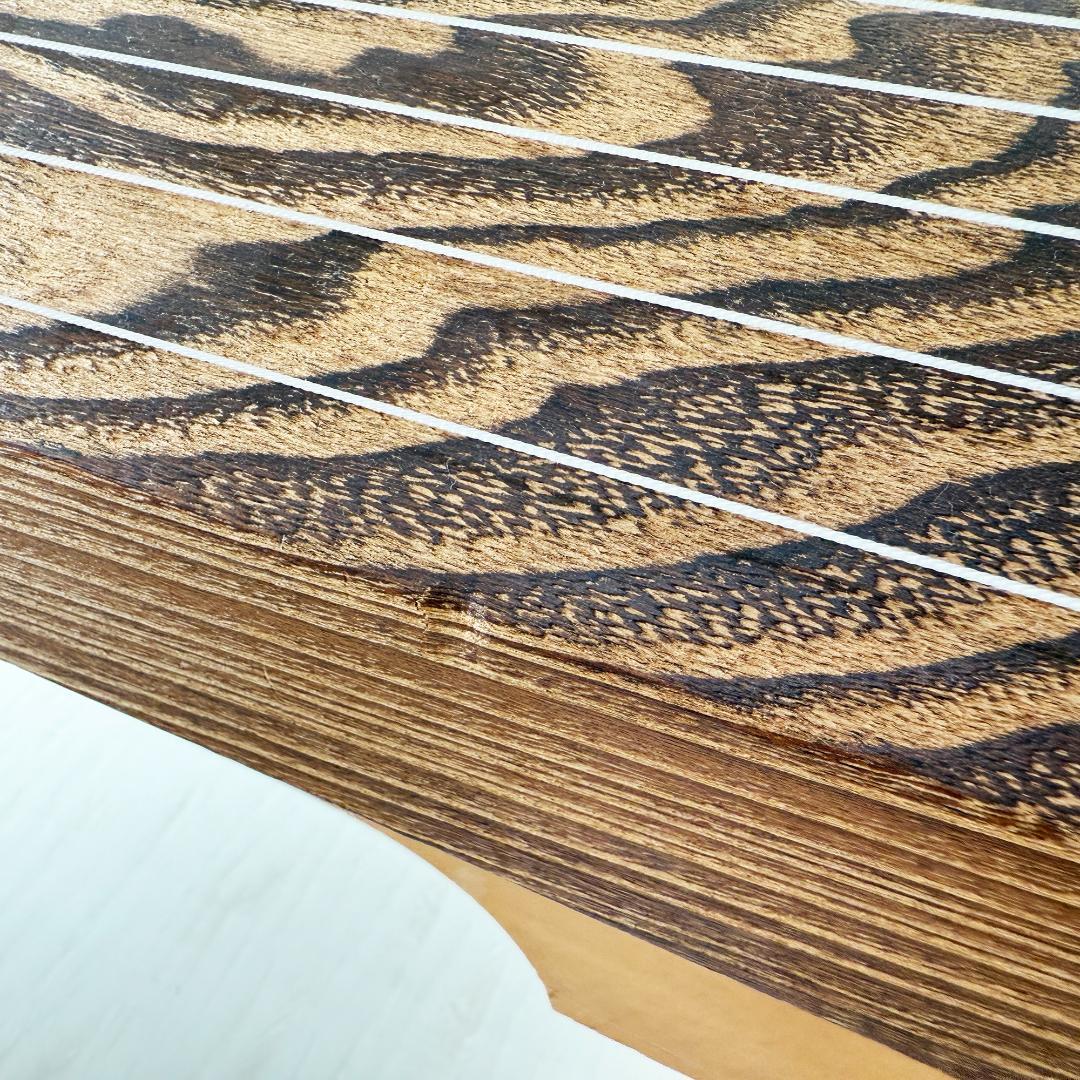 最高級 琴 13弦 綾杉彫り 山有 山田流 舟一刀 玉緑包み柏葉 くり甲 蒔絵