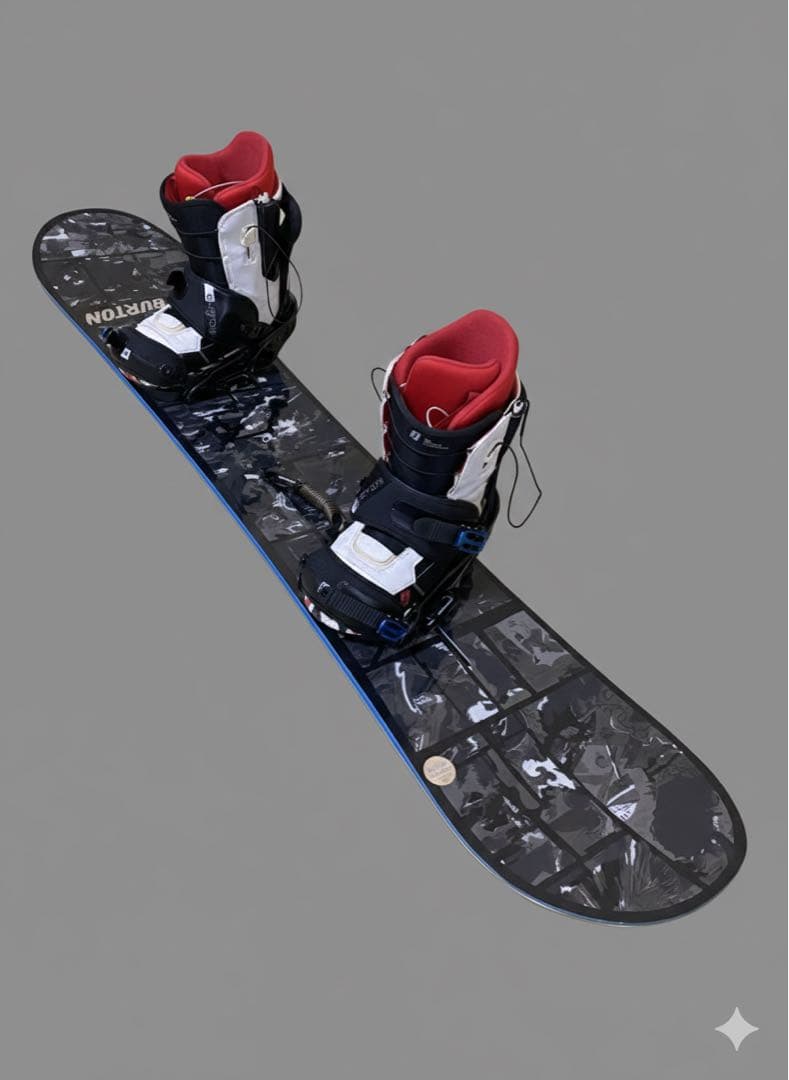 美品　BURTON バートン　初心者オススメ　メンズスノーボード　ケースセット