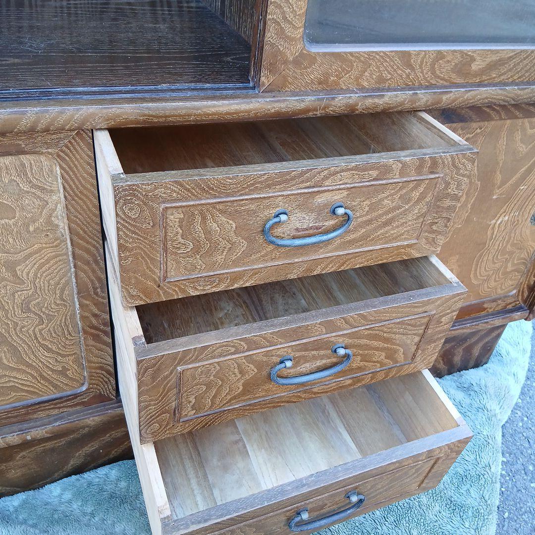 レトロ☆茶タンス 古民家 古家具☆当時物