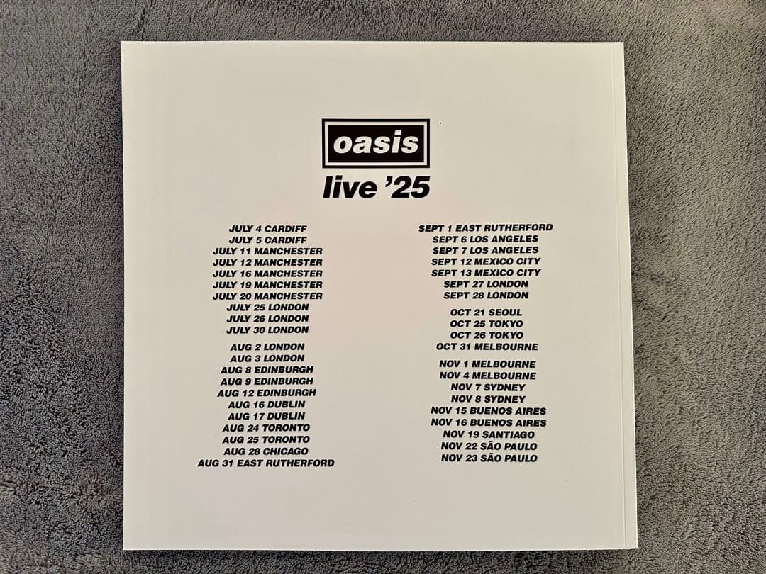 パンフレットOasis 2025オアシス