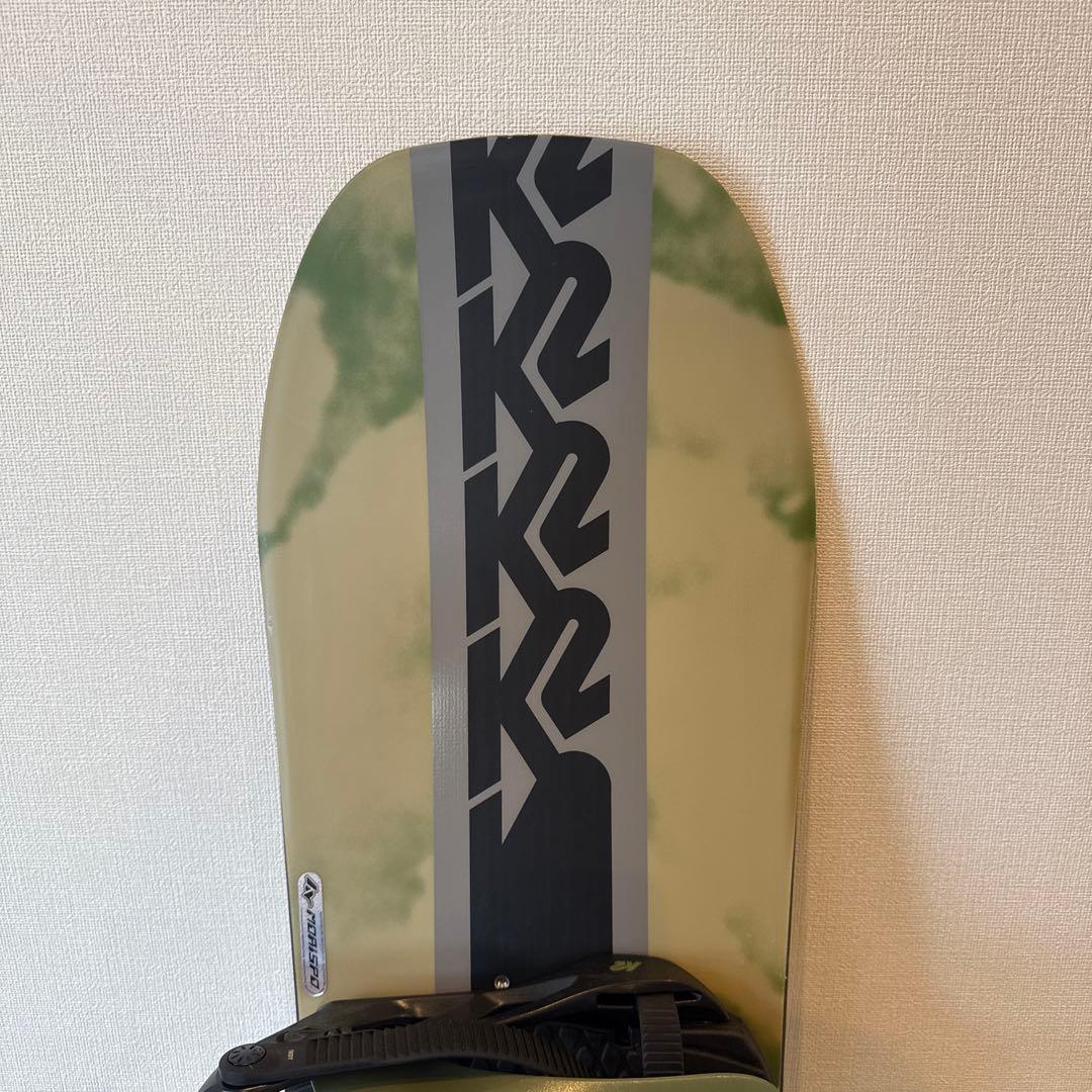 K2 スノーボード グレー ストライプ