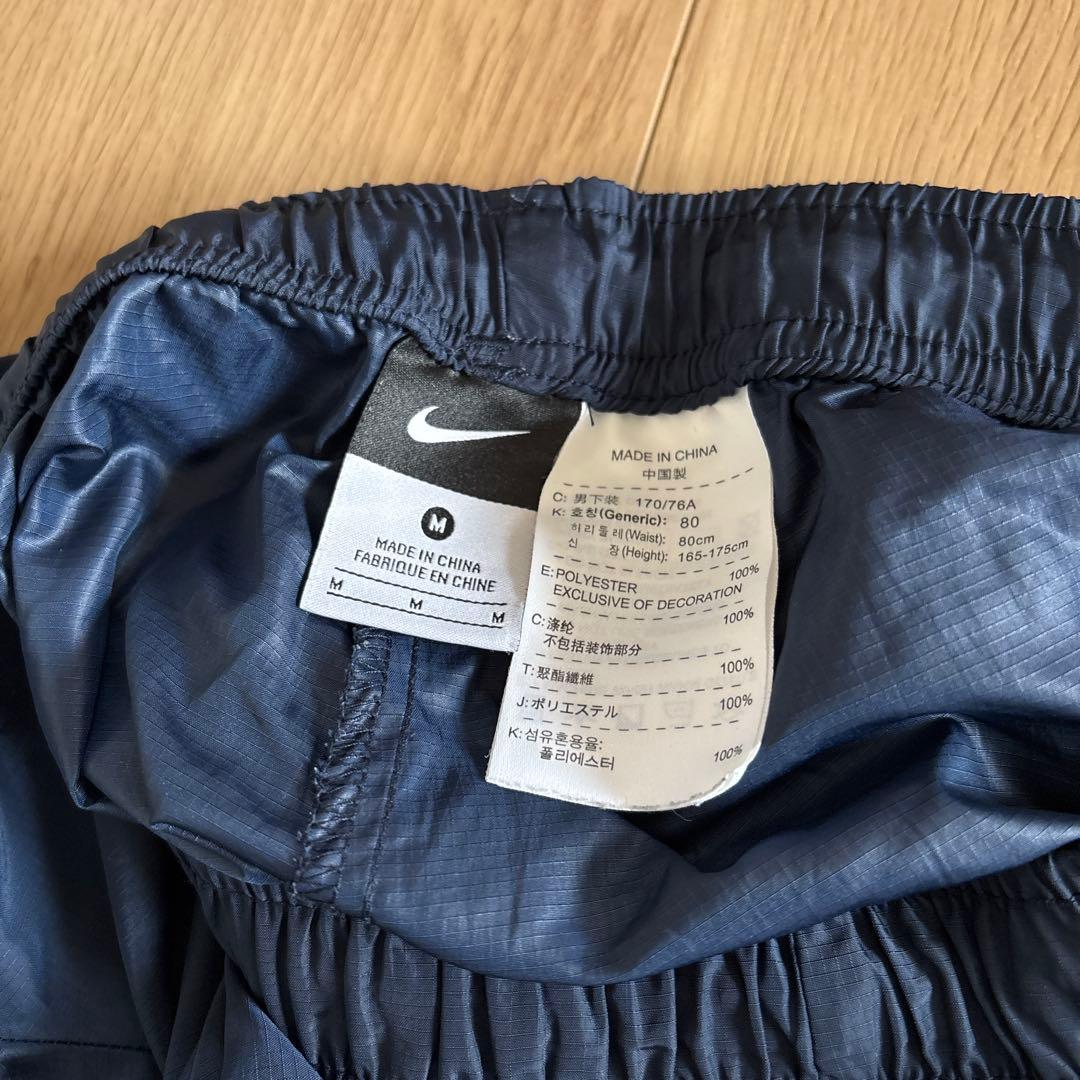 【NIKE】ナイロン ピステ セットアップ 上下 ネイビー ドット メンズL/M